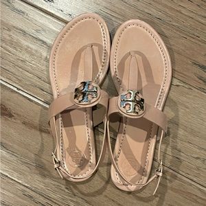 Tory Burch Logo Sandals